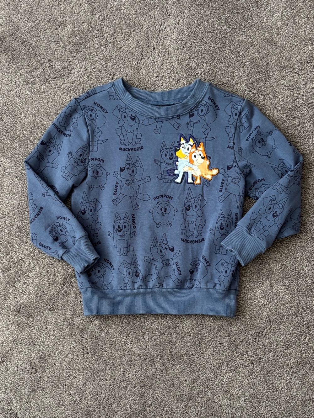 Little Sleepies Bluey & Friends Sweatshirt 2T